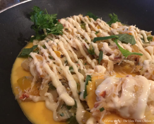 Lobster omelet at Chiltern Firehouse